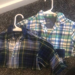 Little boys flannel shirts